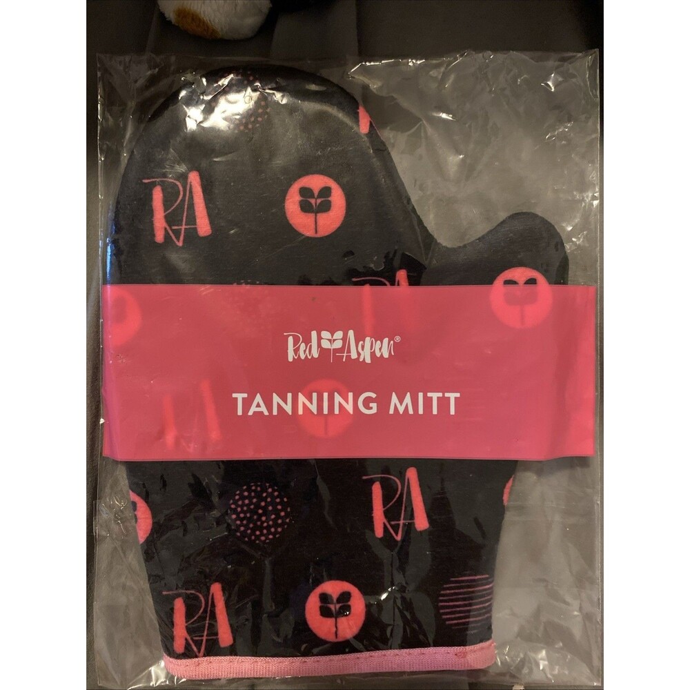 NEW Red Aspen Tanning Mitt Glove Reusable Self Tanner Applicator Streak-Free Tan
